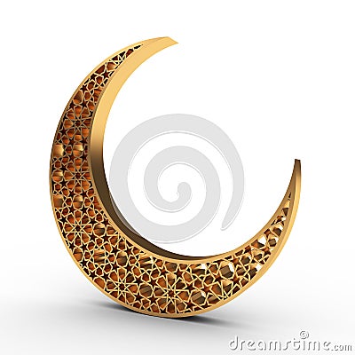 Arabesque Moon Stock Photo