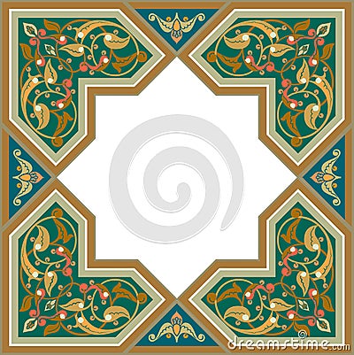 Arabesque pattern Vector Illustration