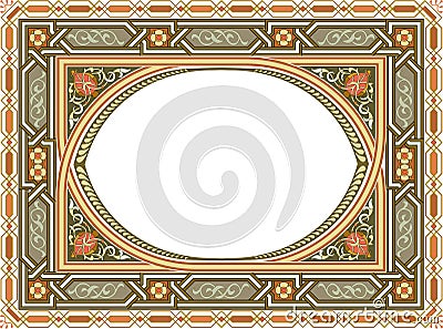 Arabesque pattern Vector Illustration