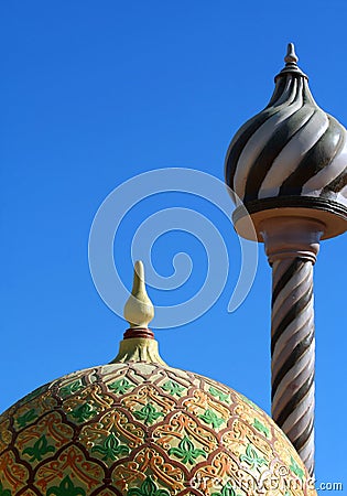 Arabian architecture Stock Photo