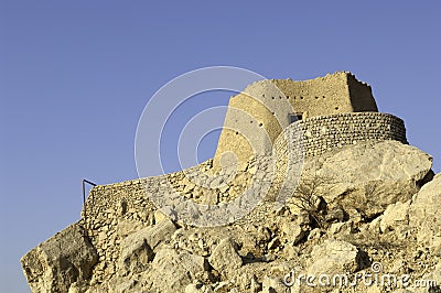 Arabian Fort in Ras al Khaimah Arab Emirates Stock Photo