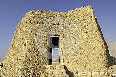 Arabian Fort in Ras al Khaimah Arab Emirates Stock Photo