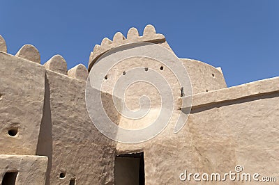 Arabian fort in Ras al Khaimah Stock Photo