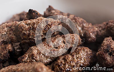 Arabian Grilled Kofta Stock Photo