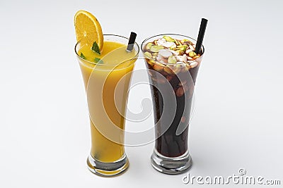 Arabian juice of jallab served in holy month ramadan Stock Photo