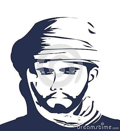 Arabian man Vector Illustration