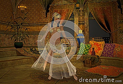 Arabian night Stock Photo