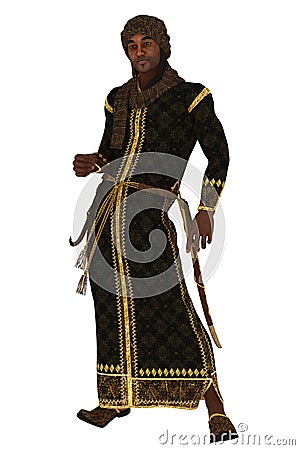 Arabian nights prince Stock Photo