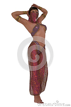 Arabian Nights princess Stock Photo