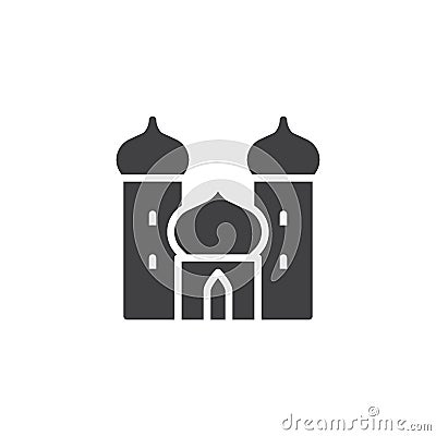 Arabian palace vector icon Vector Illustration