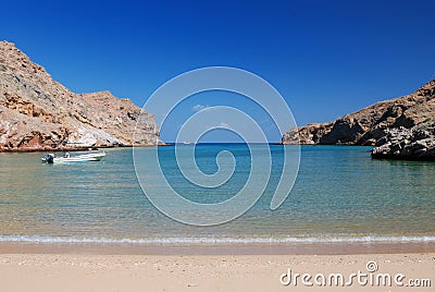 Clear Arabian Sea Stock Photo