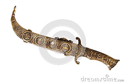 Arabic Dagger Stock Photo