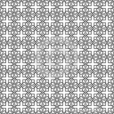 Arabic delicate pattern Vector Illustration