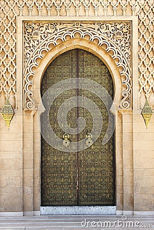 Arabic door Stock Photo