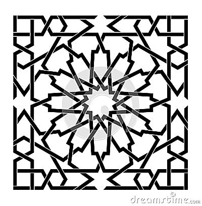 Arabic islamic vector pattern Vector Illustration