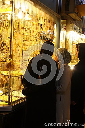 Arabic Jevelry Store Editorial Stock Photo