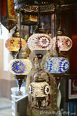 Arabic lamps Stock Photo