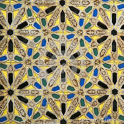 Arabic mosaic detail Stock Photo
