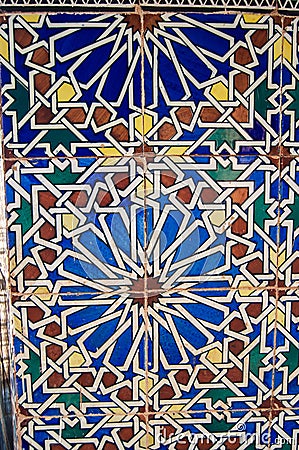 Arabic mosaic Stock Photo