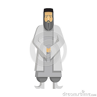 arabic mullah. Vector Illustration