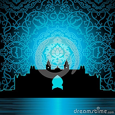 Arabic palace Vector Illustration