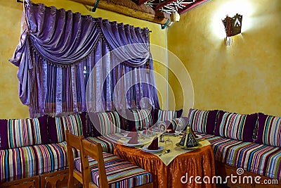 Arabic restaurant Stock Photo