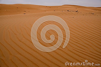 Arabic sand desert at Liwa, UAE Stock Photo