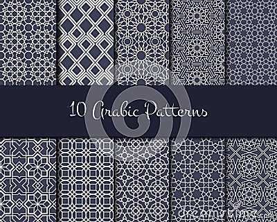 Arabic Seamless Pattern Vector Illustration