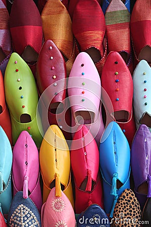 Arabic shoes Stock Photo