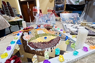 Arabic Spices & Cereals in a colorful environment Editorial Stock Photo