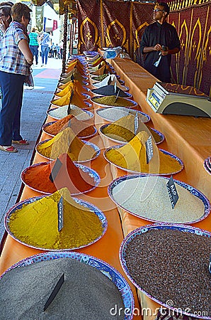 Arabic spices Editorial Stock Photo