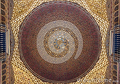 Arabic style ceiling Stock Photo