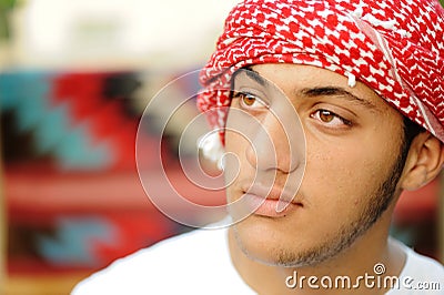 Arabic young man Stock Photo