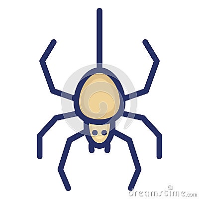 Arachnid Isolated Vector icon which can easily modify or edit Vector Illustration
