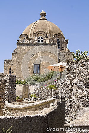 Aragon castle, ischia Stock Photo