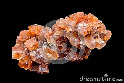 Aragonite Clusters, crystal, crystals Stock Photo