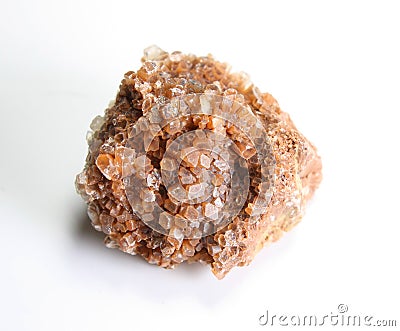 Aragonite mineral pattern Stock Photo