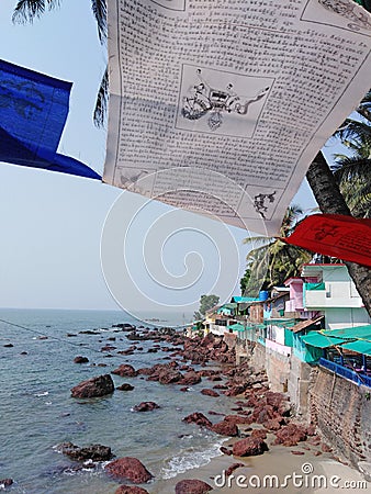 Arambol beach, Goa, India Editorial Stock Photo