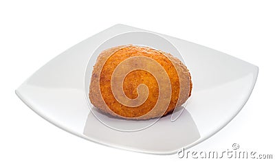 Arancino on the plate Stock Photo