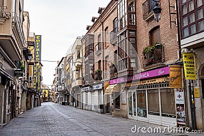 Aranda de Duero, Spain - Jun 16, 2023: The capital of the Ribera del Duero wine region, Burgos province, Spain Editorial Stock Photo