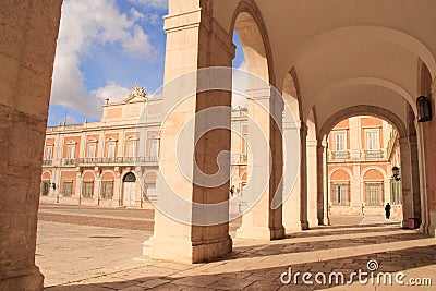 Aranjuez palace buildings and gardens in Madrid Stock Photo