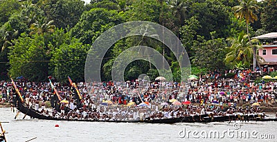 Kerala boat race Editorial Stock Photo