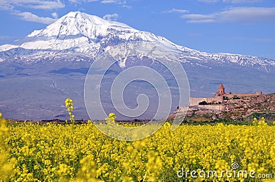 Ararat in Armenia Stock Photo