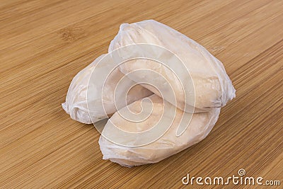 Araro arrowroot fragile wrapped cookies traditional snack treat philippines Stock Photo