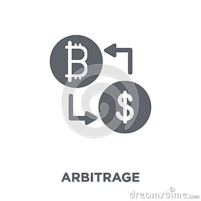 Arbitrage icon from Arbitrage collection. Vector Illustration