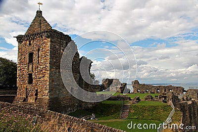 Arbroath Abbey, Scotland Editorial Stock Photo
