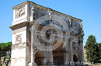 Arc of Constantine Stock Photo