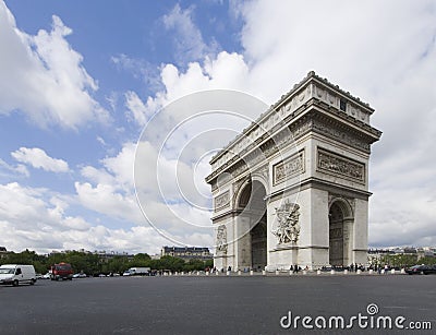 Arc de Triomphe Stock Photo