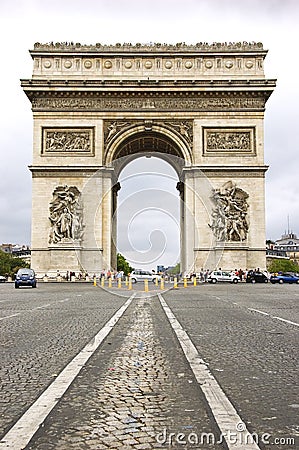 Arc de Triomphe Stock Photo