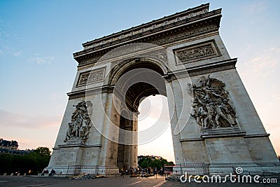 Arc de triomphe Stock Photo